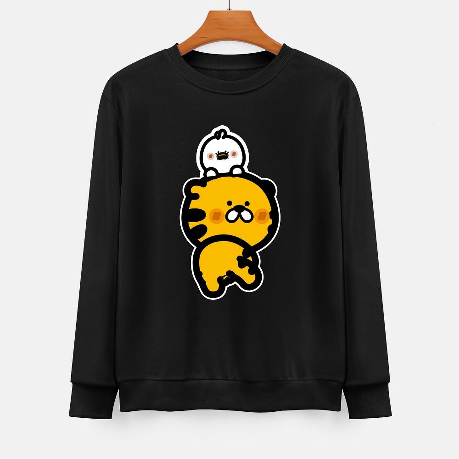 Front Patterned Long Sleeve TopSimpleFit Sleek